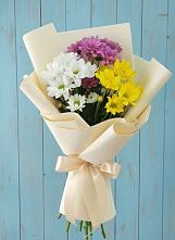 Букет цветов из:  Хризантемы в Заветном Ростовской области