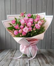 Букет Розовый кустик #REPLACE_PRED# Заветном Ростовской области
