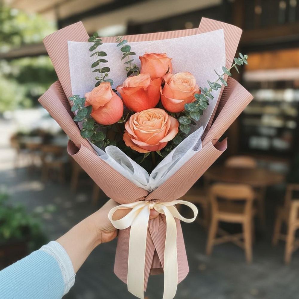 Букет цветов из: Розы в Заветном Ростовской области