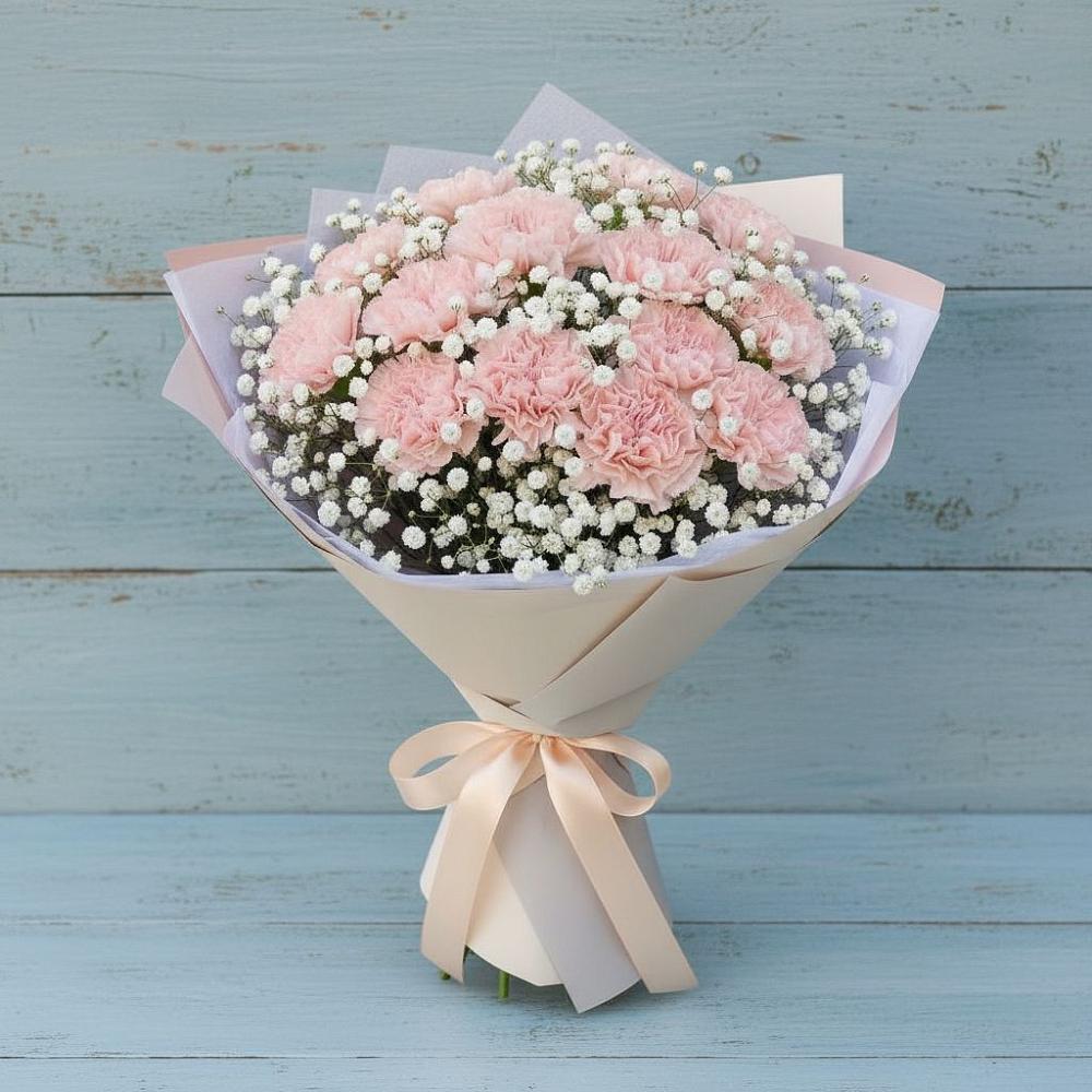 Букет цветов из: Гвоздики в Заветном Ростовской области