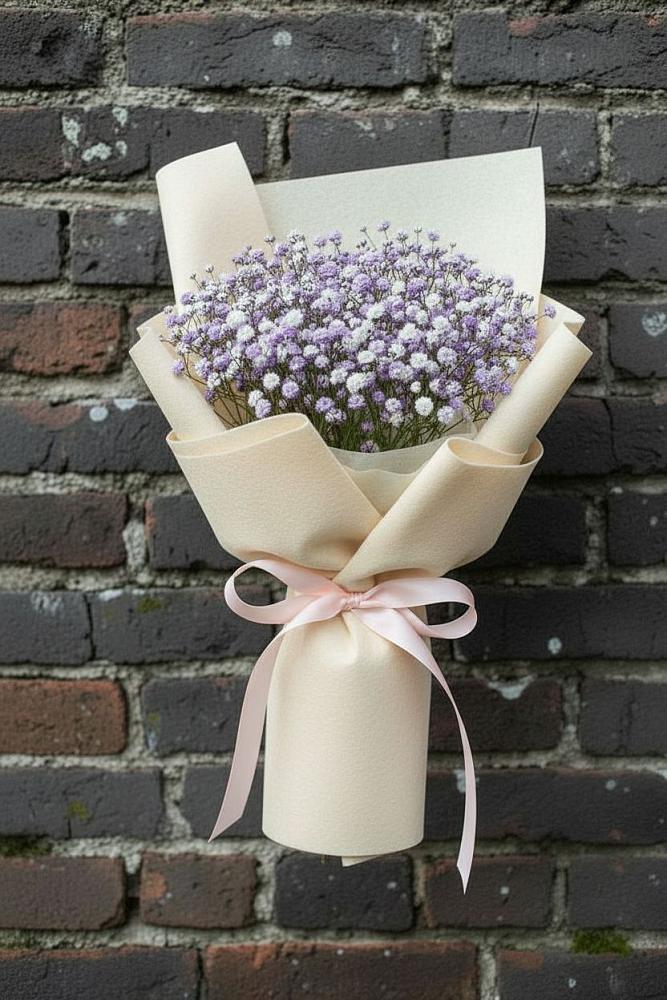 Букет цветов из: Гипсофила в Заветном Ростовской области