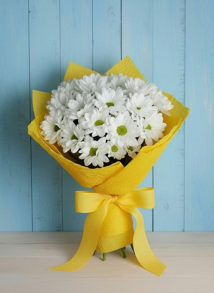 Букет цветов из: Хризантемы в Заветном Ростовской области