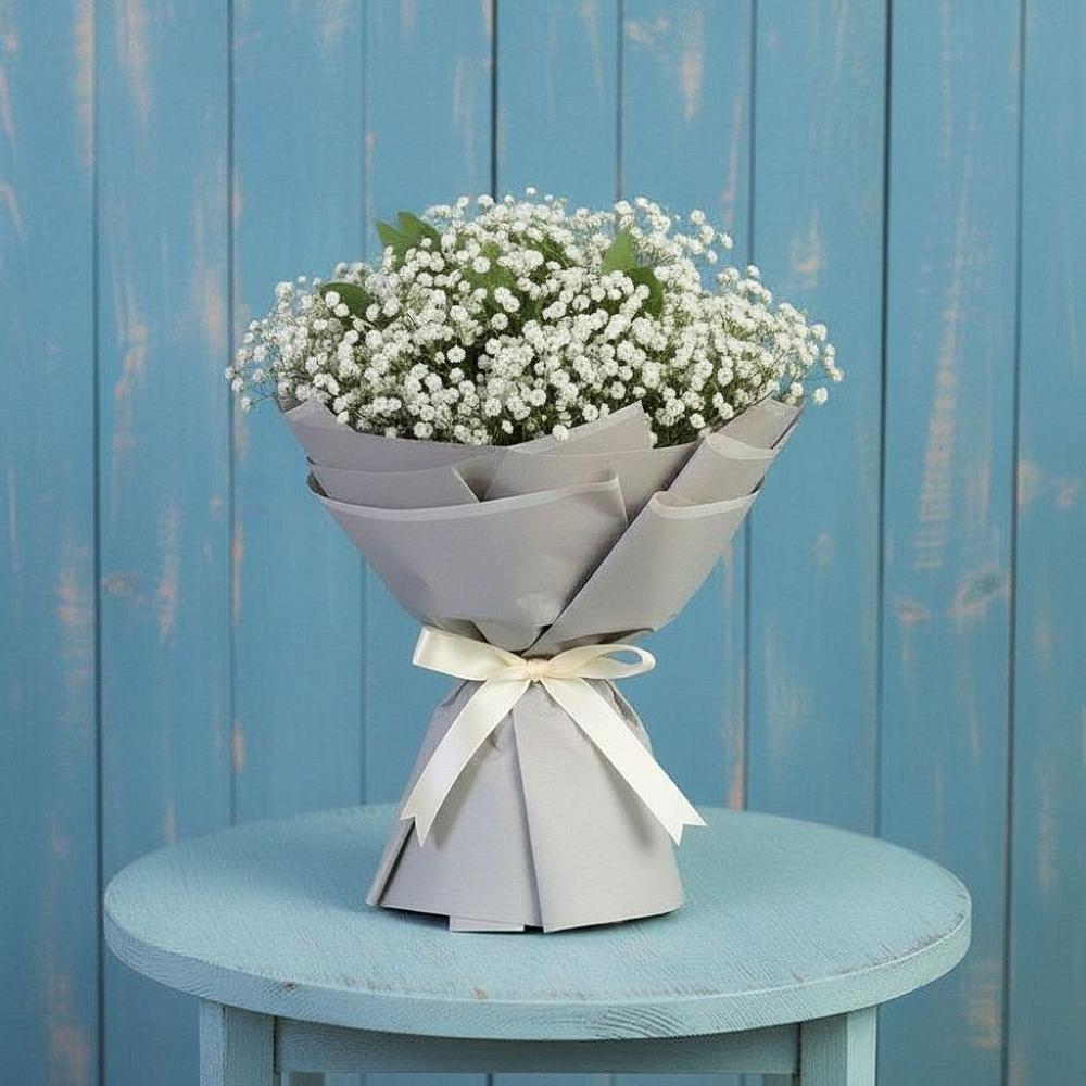 Букет цветов из: Гипсофила в Заветном Ростовской области