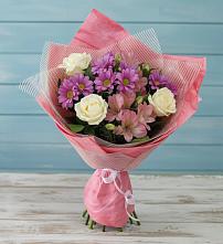 Букет цветов из:  Герберы в Заветном Ростовской области